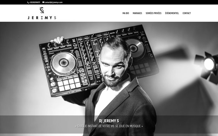 Screenshot of dj-jeremy-s.com