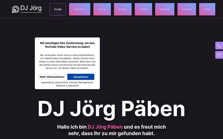 Screenshot of dj-joerg-paeben.de