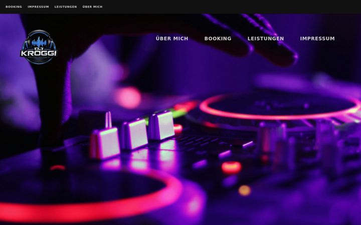 Screenshot of dj-kroggi.de