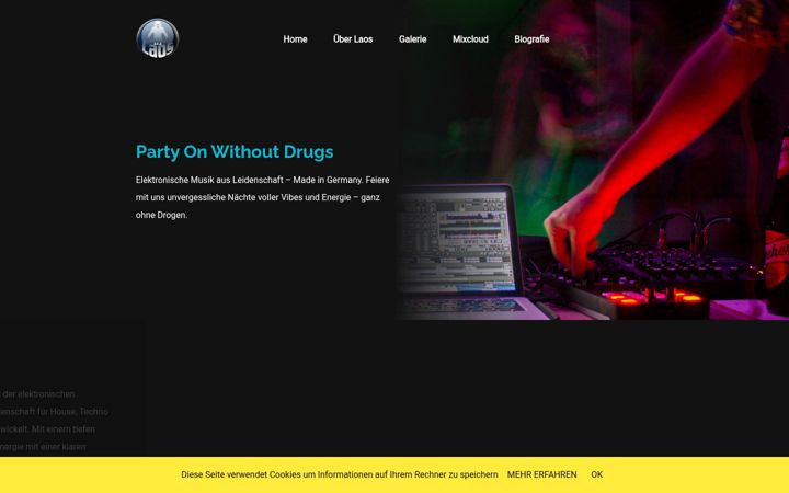 Screenshot of dj-laos.de