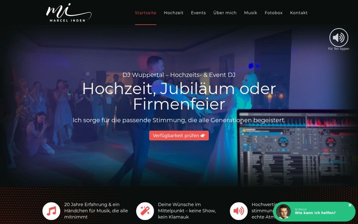 Screenshot of dj-miseven.de