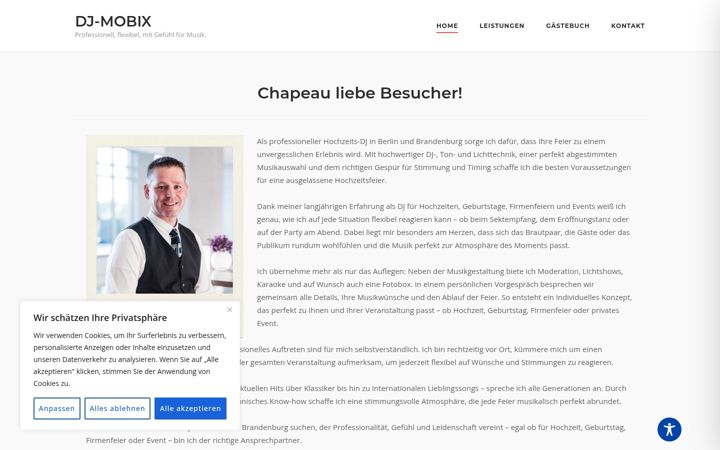 Screenshot of dj-mobix.de