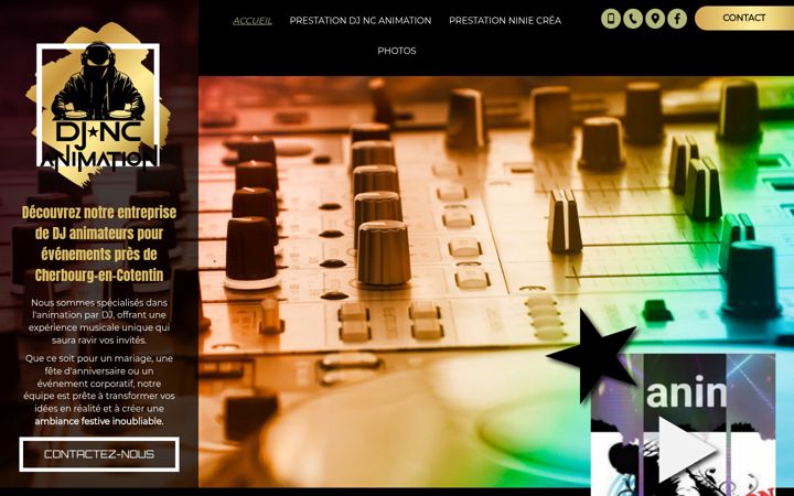 Posnetek zaslona dj-nc-animation50.fr