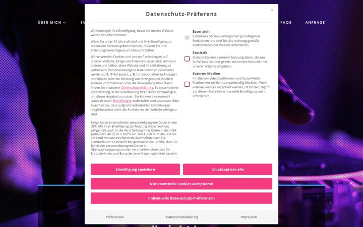 Screenshot of dj-patrick.de