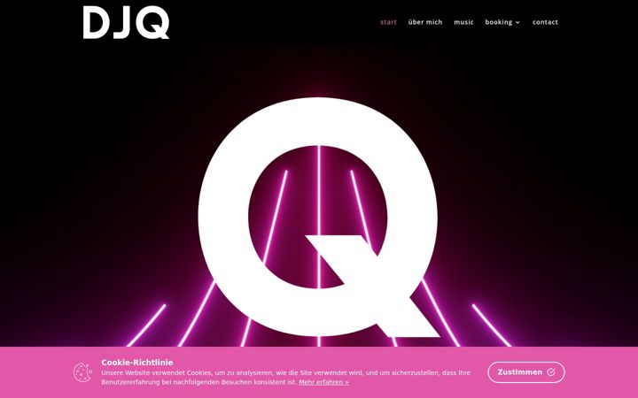 Screenshot of dj-q.de