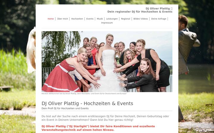 Screenshot of dj-regional.de