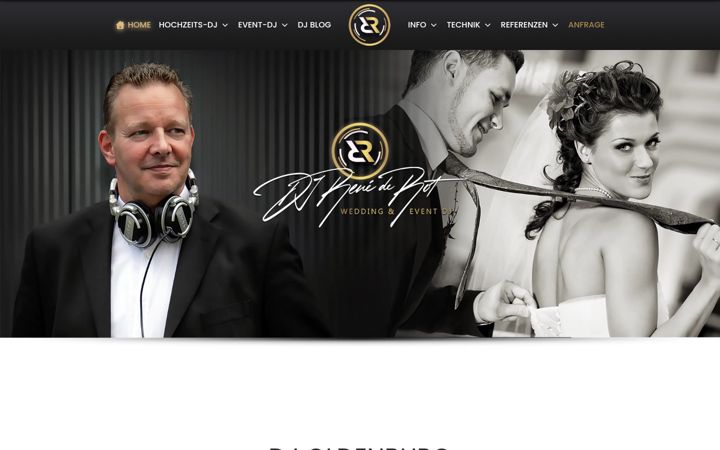 Screenshot of dj-rene.de