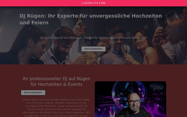 Screenshot of dj-ruegen.de