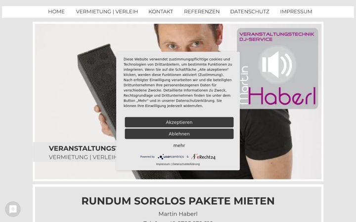 Screenshot of dj-service-landshut.de