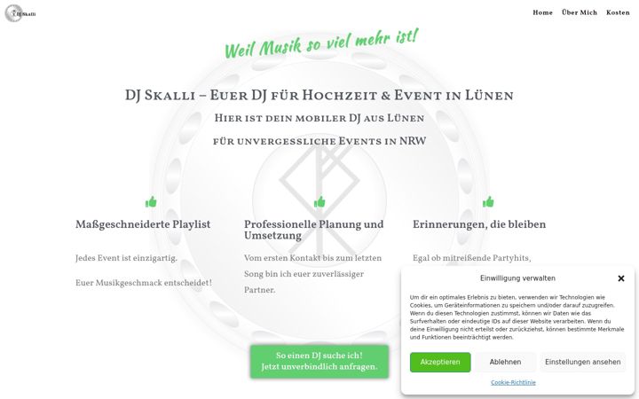 Screenshot of dj-skalli.de