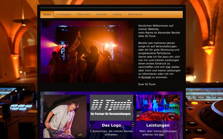Screenshot of dj-tjuuk.de