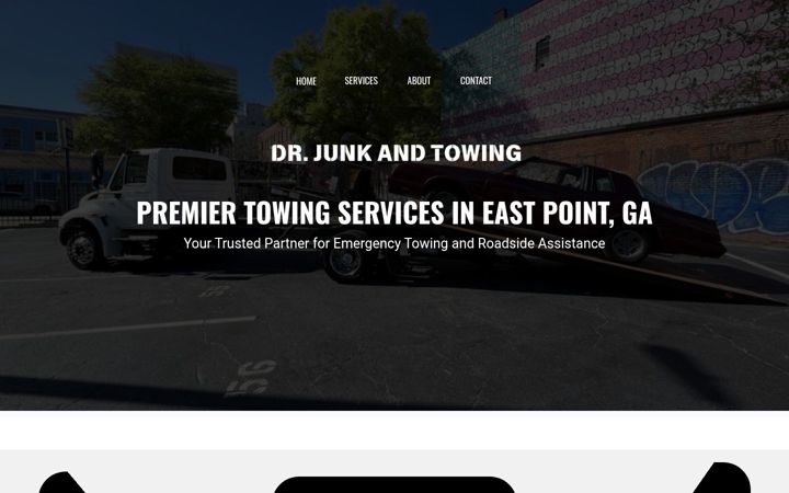 Screenshot of dj-towing.com