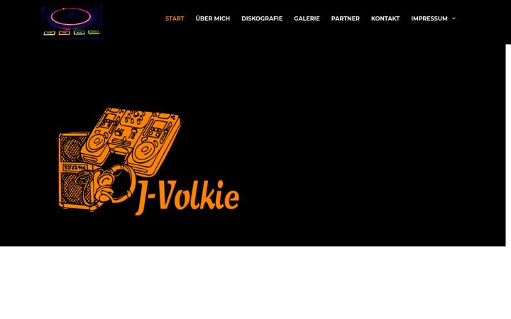 Screenshot of dj-volkie.de
