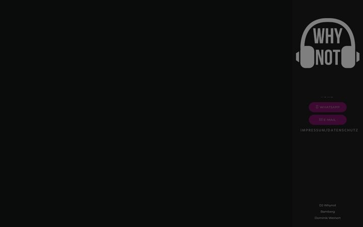 Screenshot of dj-whynot.de