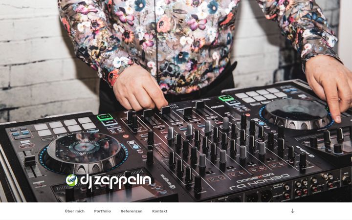 Screenshot of dj-zeppelin.de