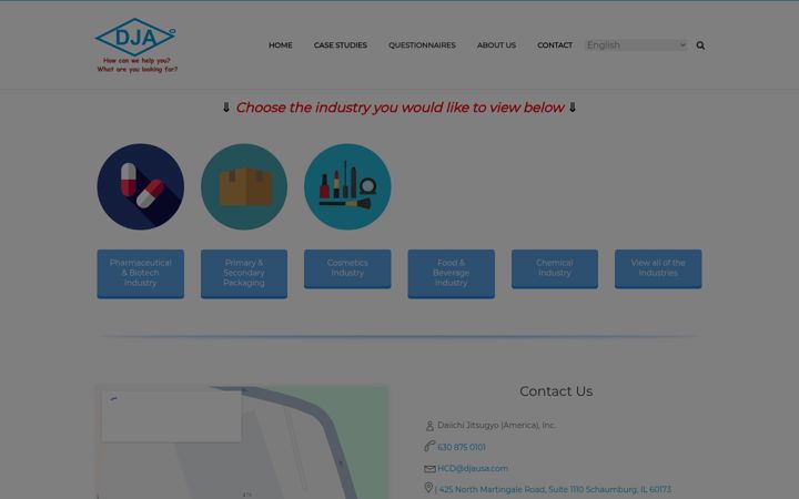 Screenshot of dja-pharma.com