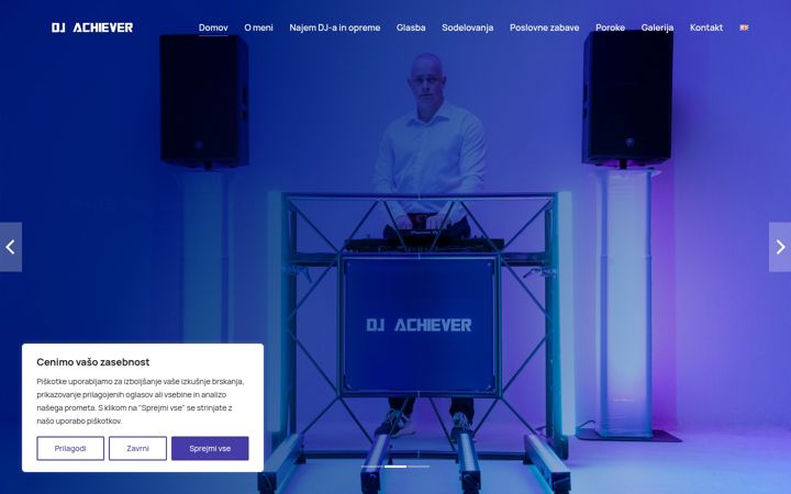 Screenshot of djachiever.com