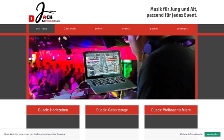 Screenshot of djack-musik.de