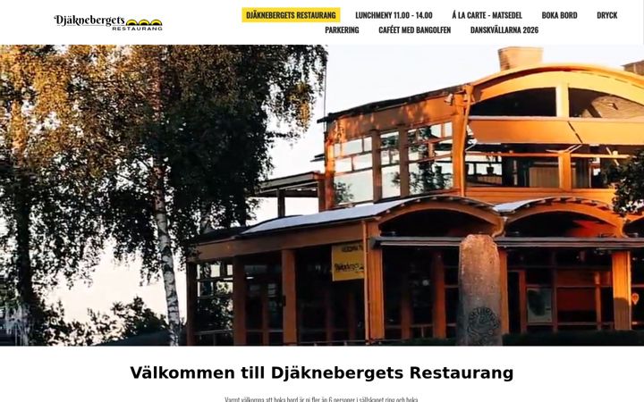 Екранна снимка на djakneberget.se