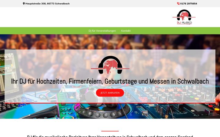 Screenshot of djalesco.de