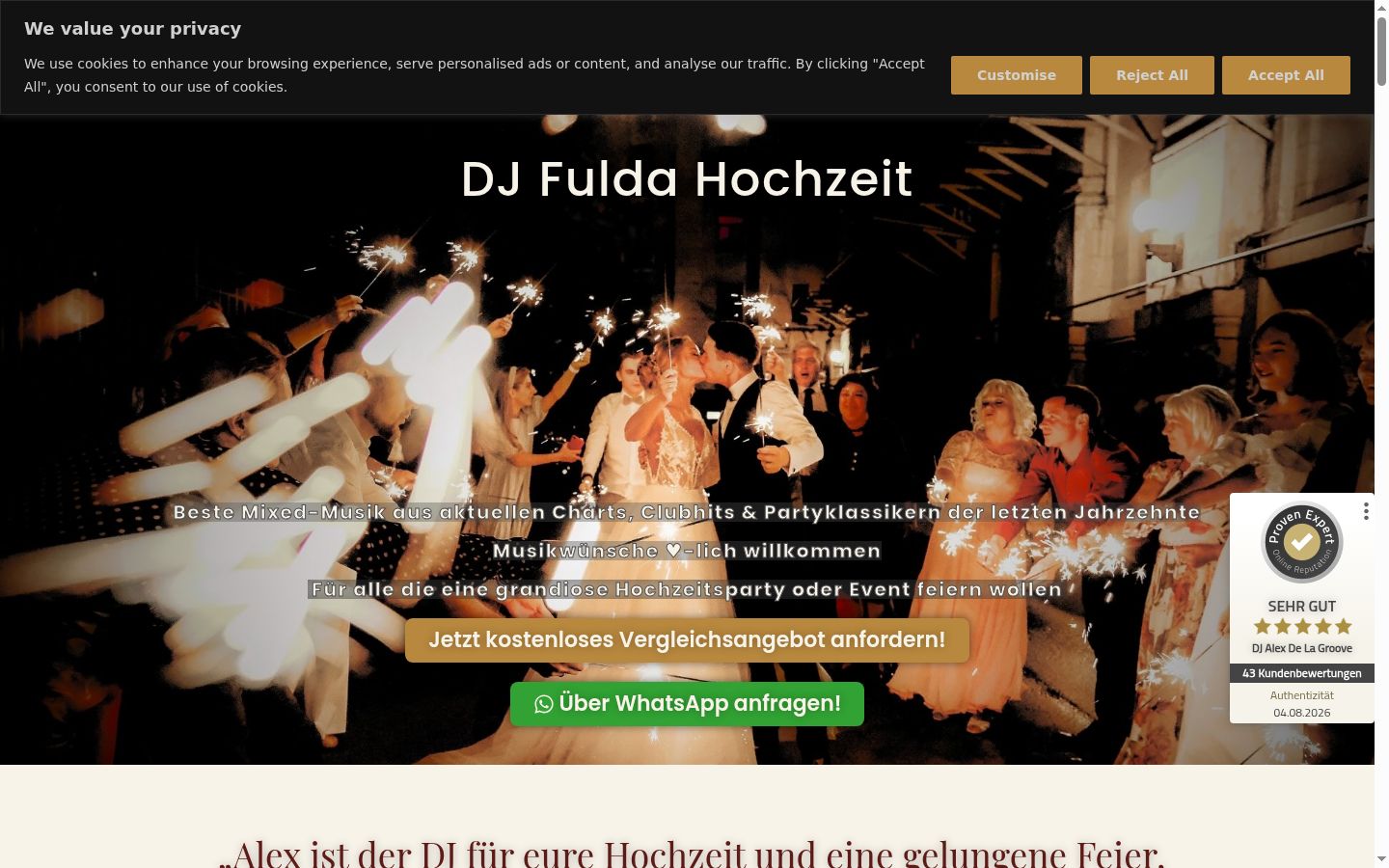 Screenshot tal-banner tal-kunsens muri qabel kwalunkwe interazzjoni
