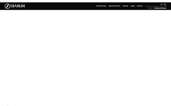 Screenshot of djarum.com