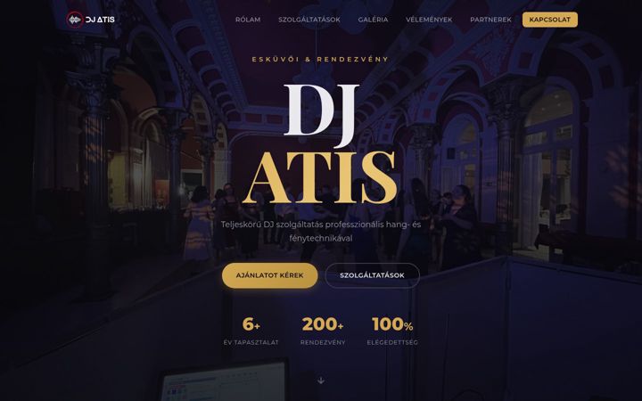 Screenshot of djatis.hu