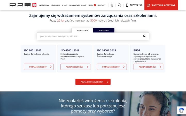 Képernyőkép: djb-doradztwo.pl