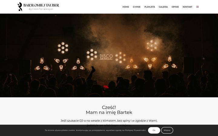 Screenshot of djbartlomiejtauber.pl