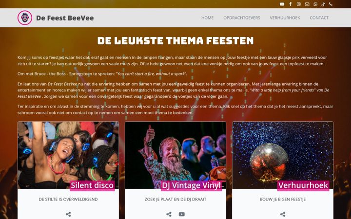 Snimka zaslona za djboekingskantoor.nl