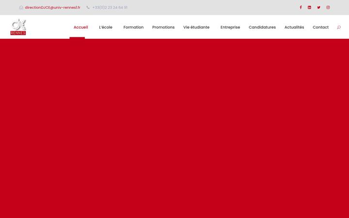 Kuvakaappaus sivustosta djcerennes.fr