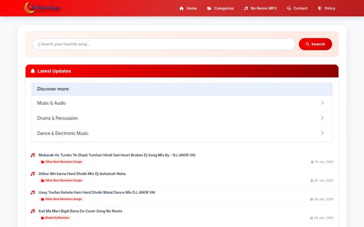 Screenshot of djchand.org