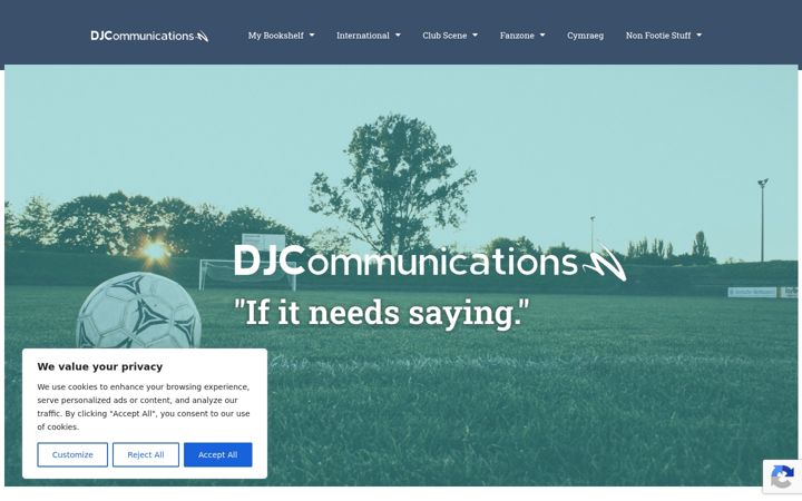 Kuvakaappaus sivustosta djcommunications.uk