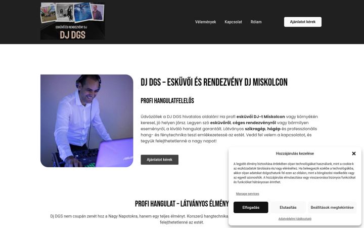 Screenshot of djdgs.hu