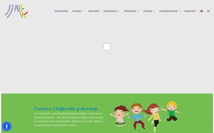 Screenshot of djecje-kazaliste.hr