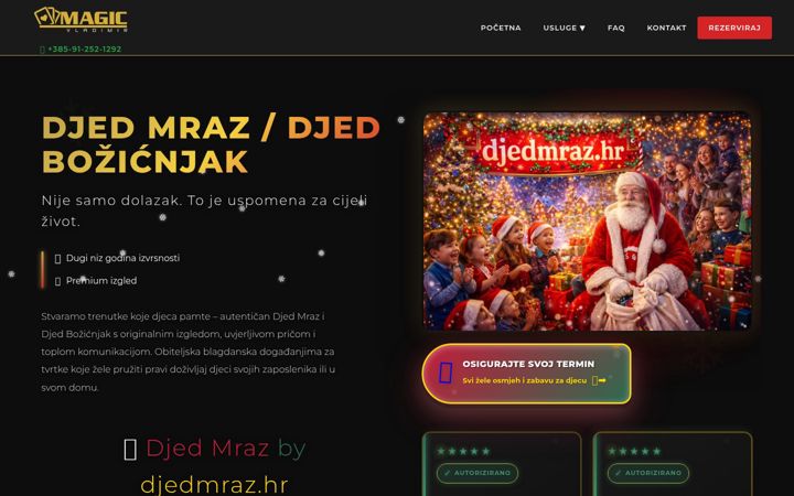 Screenshot of djedmraz.hr