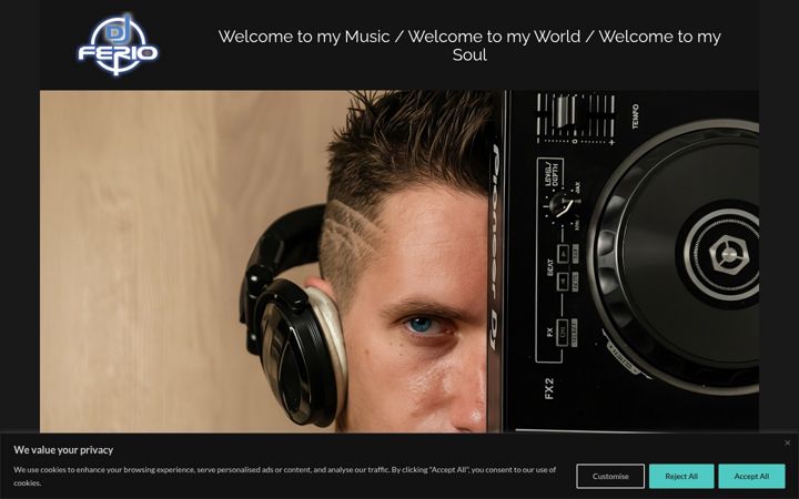 Screenshot of djferio.com