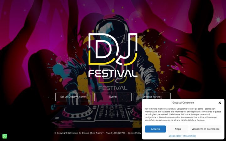 Screenshot of djfestival.it