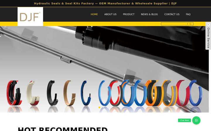 Screenshot of djfseal.com
