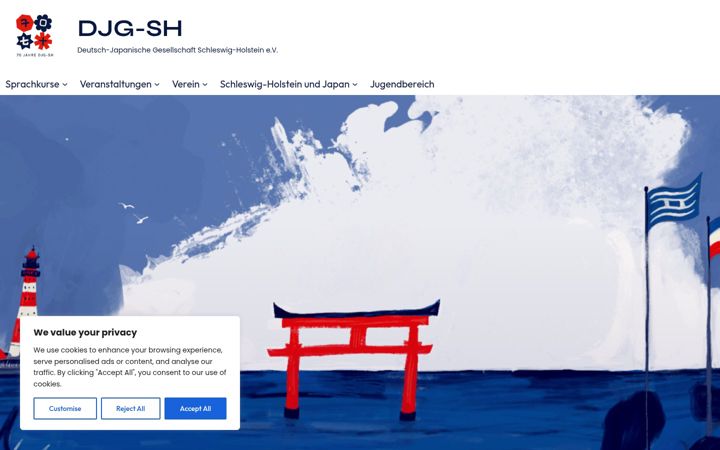 Screenshot of djg-sh.de