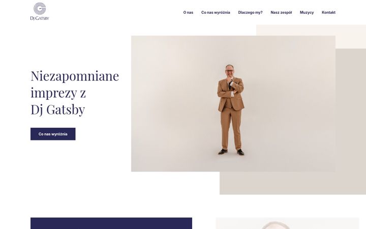 Captură de ecran a djgatsby.pl
