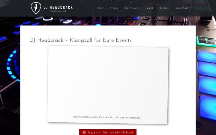 Screenshot of djheadcrack.de