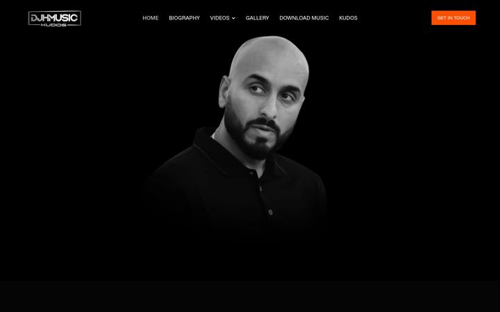 Ekrānuzņēmums no djhmusic.co.uk