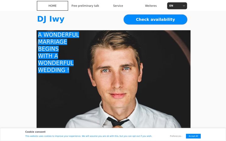 Screenshot of djiwy.de