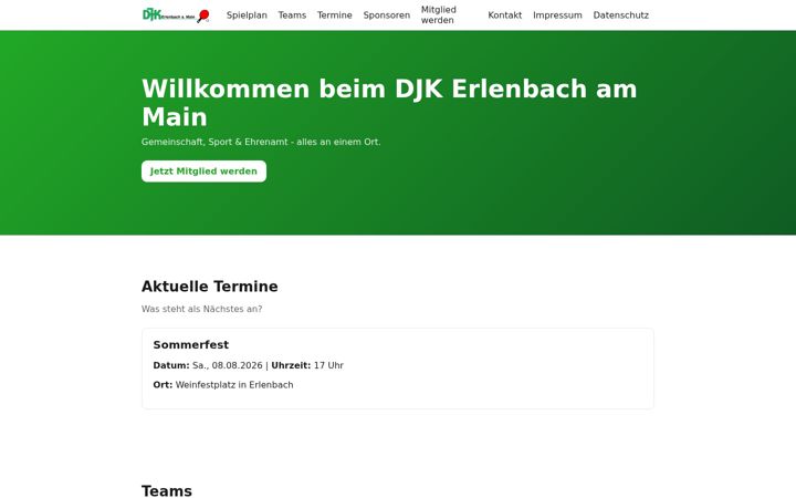 Screenshot of djk-erlenbach-main.de