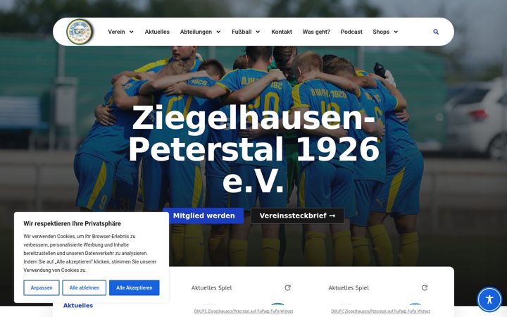 Screenshot of djk-fc.com