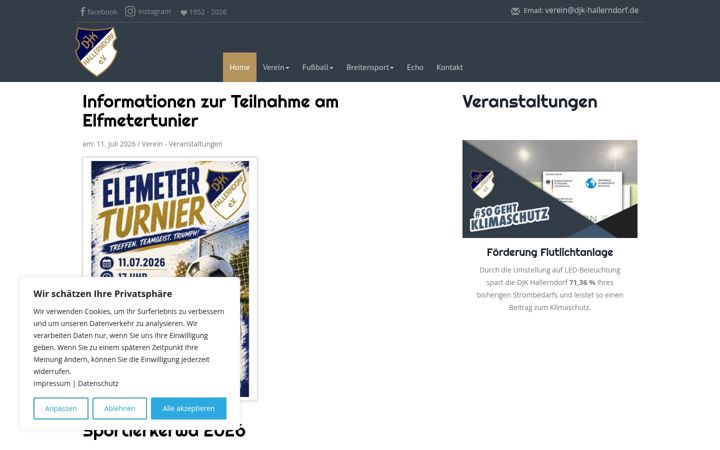 Screenshot of djk-hallerndorf.de