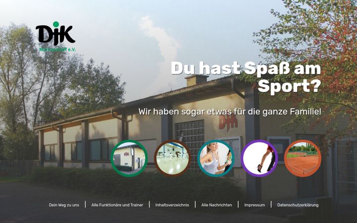Screenshot of djk-mainaschaff.de