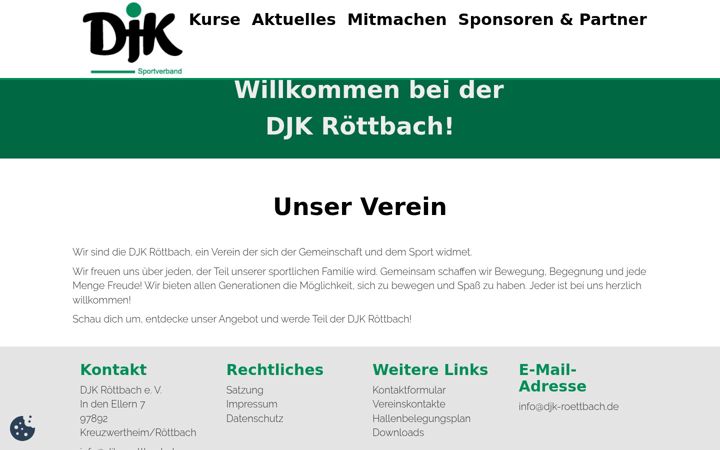 Screenshot of djk-roettbach.de