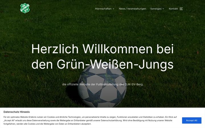 Screenshot of djk-sv-berg-fussball.de